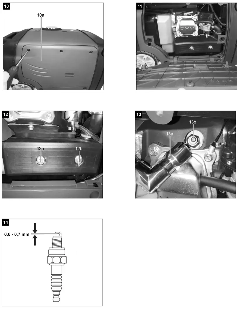 Scheppach SG3400i Inverter Generator - Fig. 10 to 14