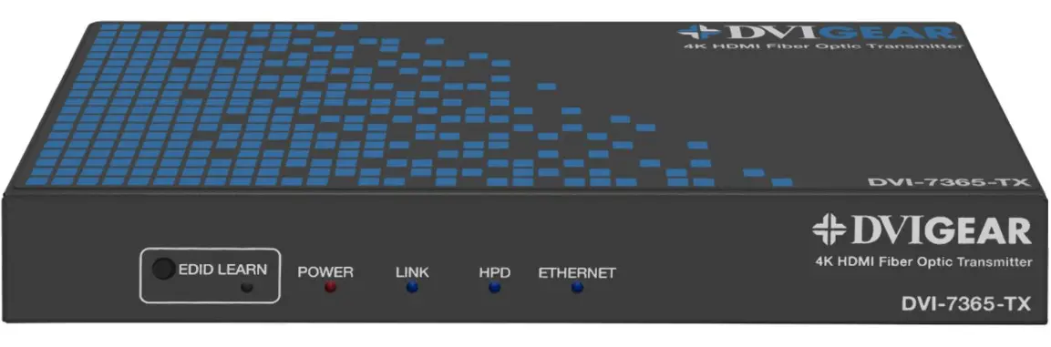 DVI GEAR DVI-7365 HDMI 4K Fiber Optic Extender