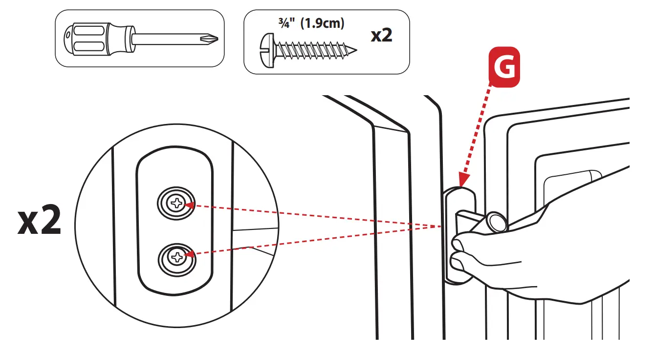 Install the flag holder