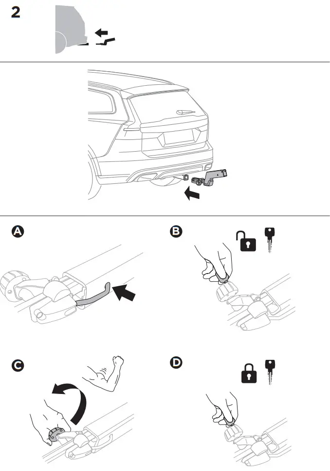 THULE 906501 Arcos Hitch Mount Cargo Box and Platform - fig 4