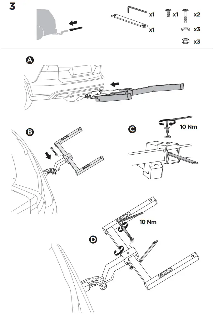 THULE 906501 Arcos Hitch Mount Cargo Box and Platform - fig 5