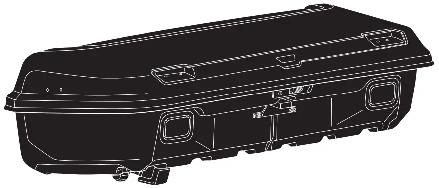 THULE 906501 Arcos Hitch Mount Cargo Box and Platform