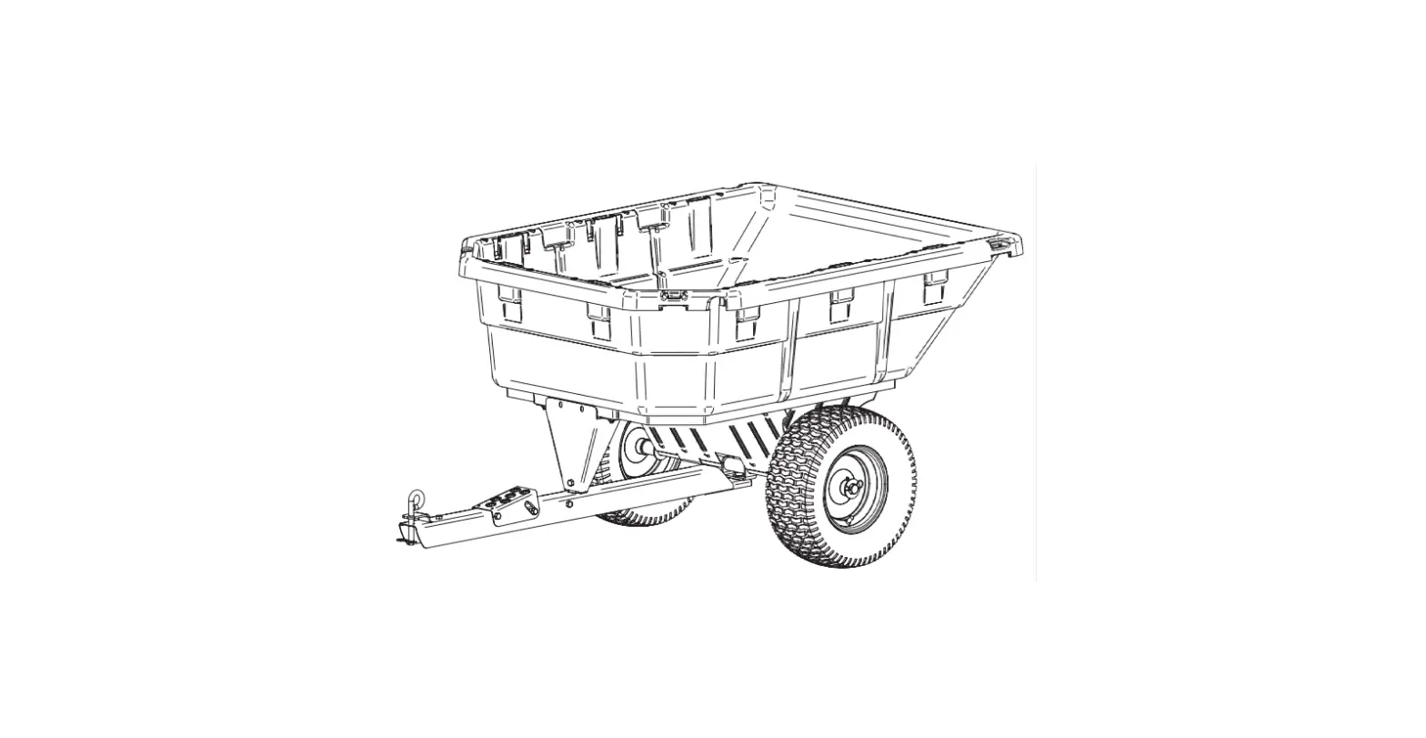 Ohio Steel Industries Af-1000ps Swivel Dump Cart Instruction Manual