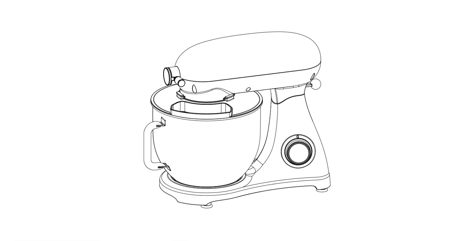 Cooklee Sm-1522nm Stand Mixer Instruction Manual Cooklee Sm-1522nm Stand Mixer Instruction Manual