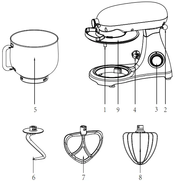 COOKLEE-SM-1522NM-Stand-Mixer-fig-2