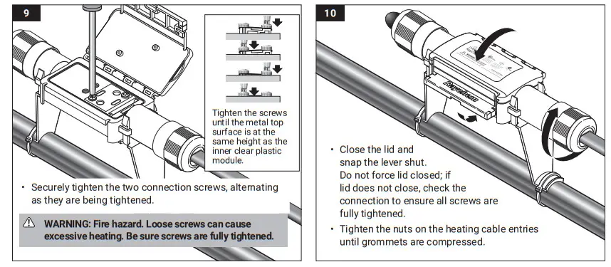 nVent RAYCHEM RayClic-LE Lighted End Seal Kit - Installation 3