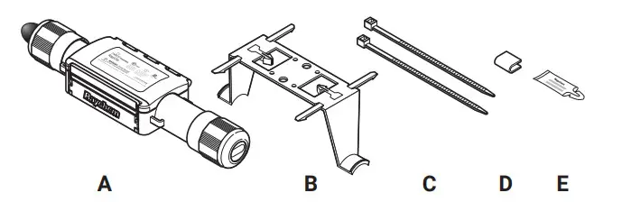 nVent RAYCHEM RayClic-LE Lighted End Seal Kit - KIT CONTENTS