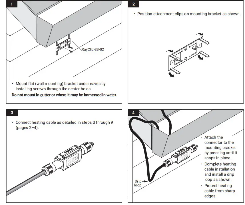 nVent RAYCHEM RayClic-LE Lighted End Seal Kit - Roof 1