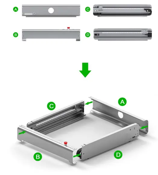 ZBAITU Z40 Desktop Laser Engraving and Cutting Machine - fig 1