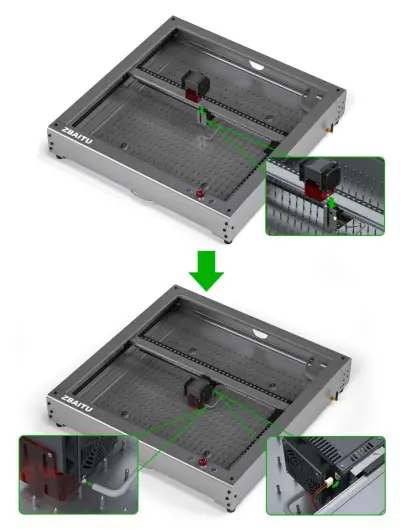 ZBAITU Z40 Desktop Laser Engraving and Cutting Machine - fig 11