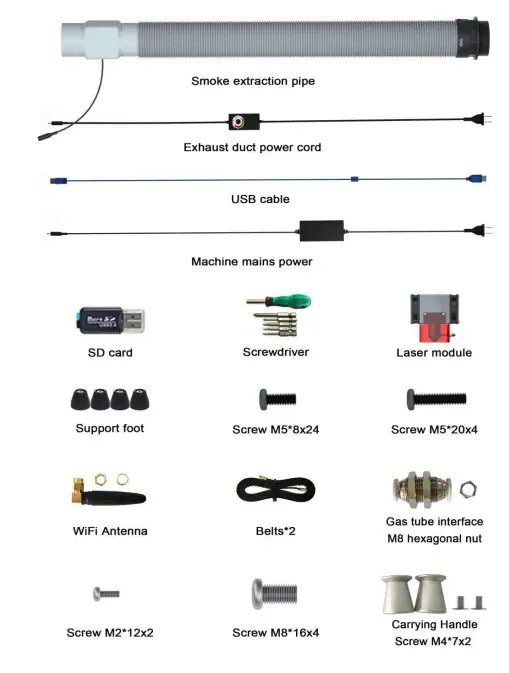 ZBAITU Z40 Desktop Laser Engraving and Cutting Machine