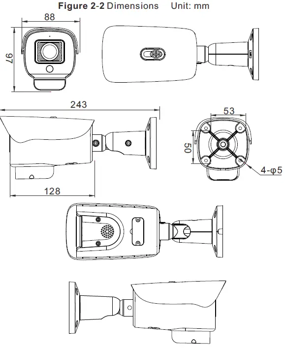 sunell-SN-IPR8081CBAW-B-IR-Bullet-AI-Network-Camera- (2)