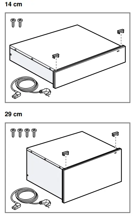 SIEMENS BI710 1 1 Warming Drawer - Control panel 1