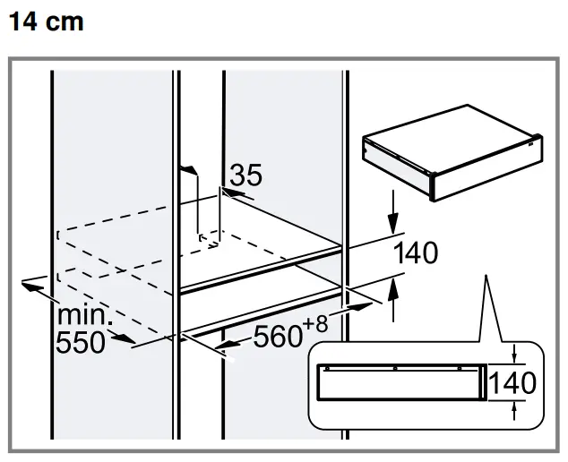 SIEMENS BI710 1 1 Warming Drawer - Control panel 3