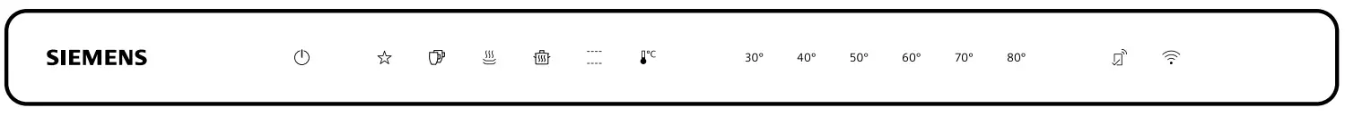 SIEMENS BI710 1 1 Warming Drawer - Control panel