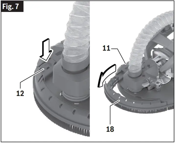 Sanding Close instruction