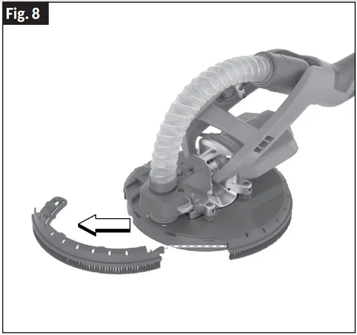 Sanding Close instruction