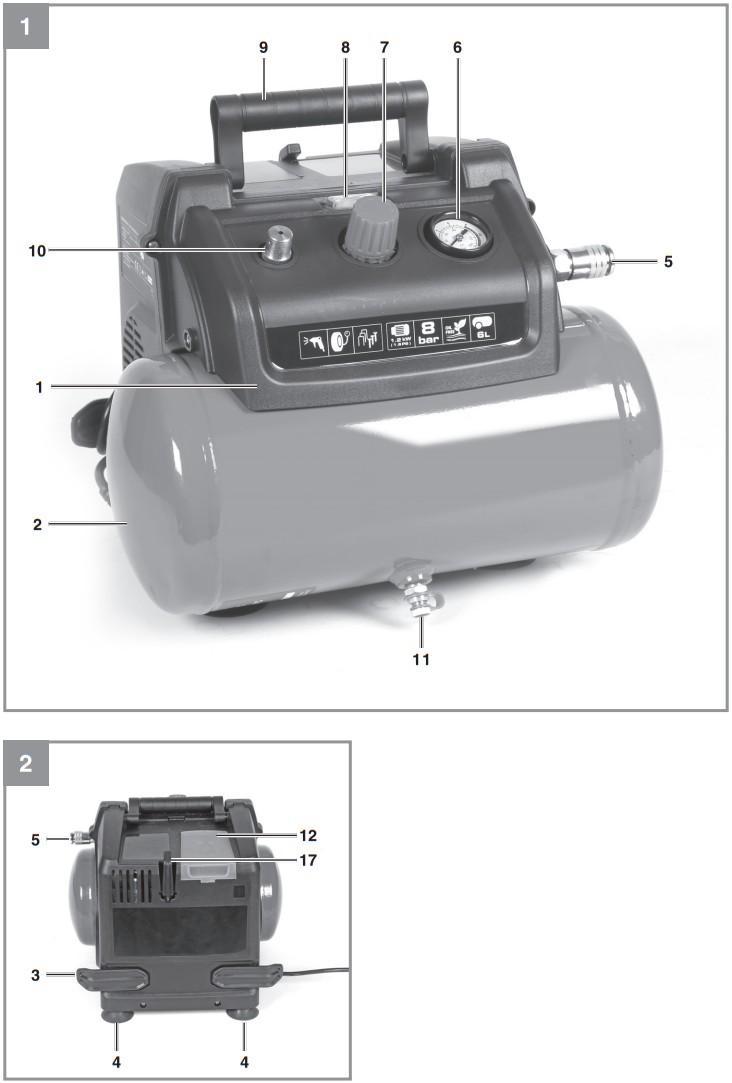Einhell TC AC 19068 OF Compressor - fig