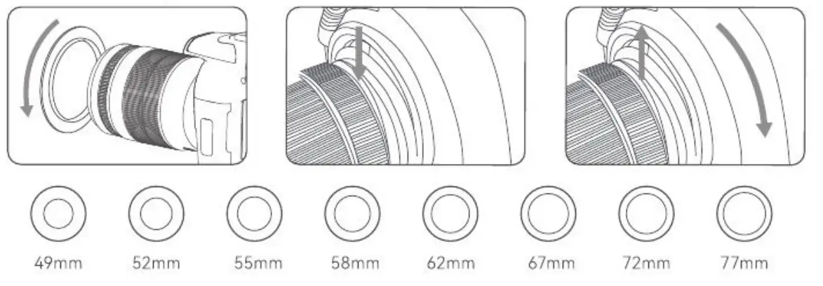 Mounting instruction