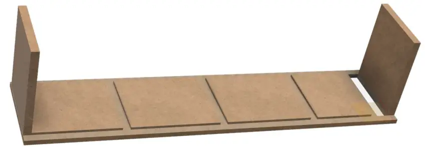 PARTS EXPRESS Solstice Mass Loaded Transmission Line Tower Speaker Kit -Back panel 1