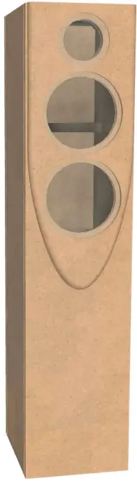 PARTS EXPRESS Solstice Mass Loaded Transmission Line Tower Speaker Kit - glue