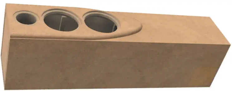 PARTS EXPRESS Solstice Mass Loaded Transmission Line Tower Speaker Kit - joint