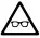 Wear protective glasses Icon