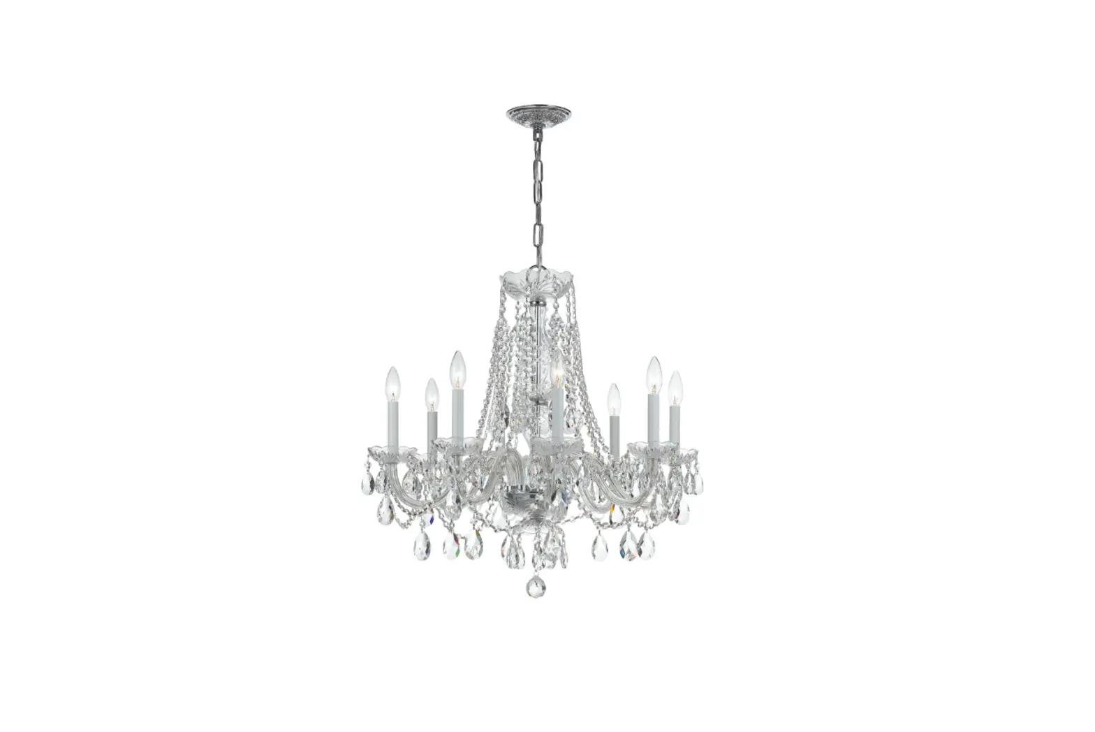 Crystorama 1138-ch-cl-mwp 8 Light Crystal Chandelier Instruction Manual Crystorama 1138-ch-cl-mwp 8 Light Crystal Chandelier Instruction Manual