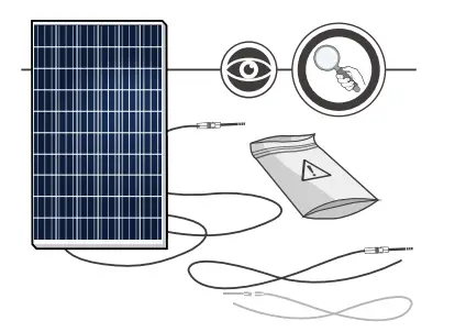 Qcells Q PEAK DUO M G11 X Module Series Solar - damaged modules
