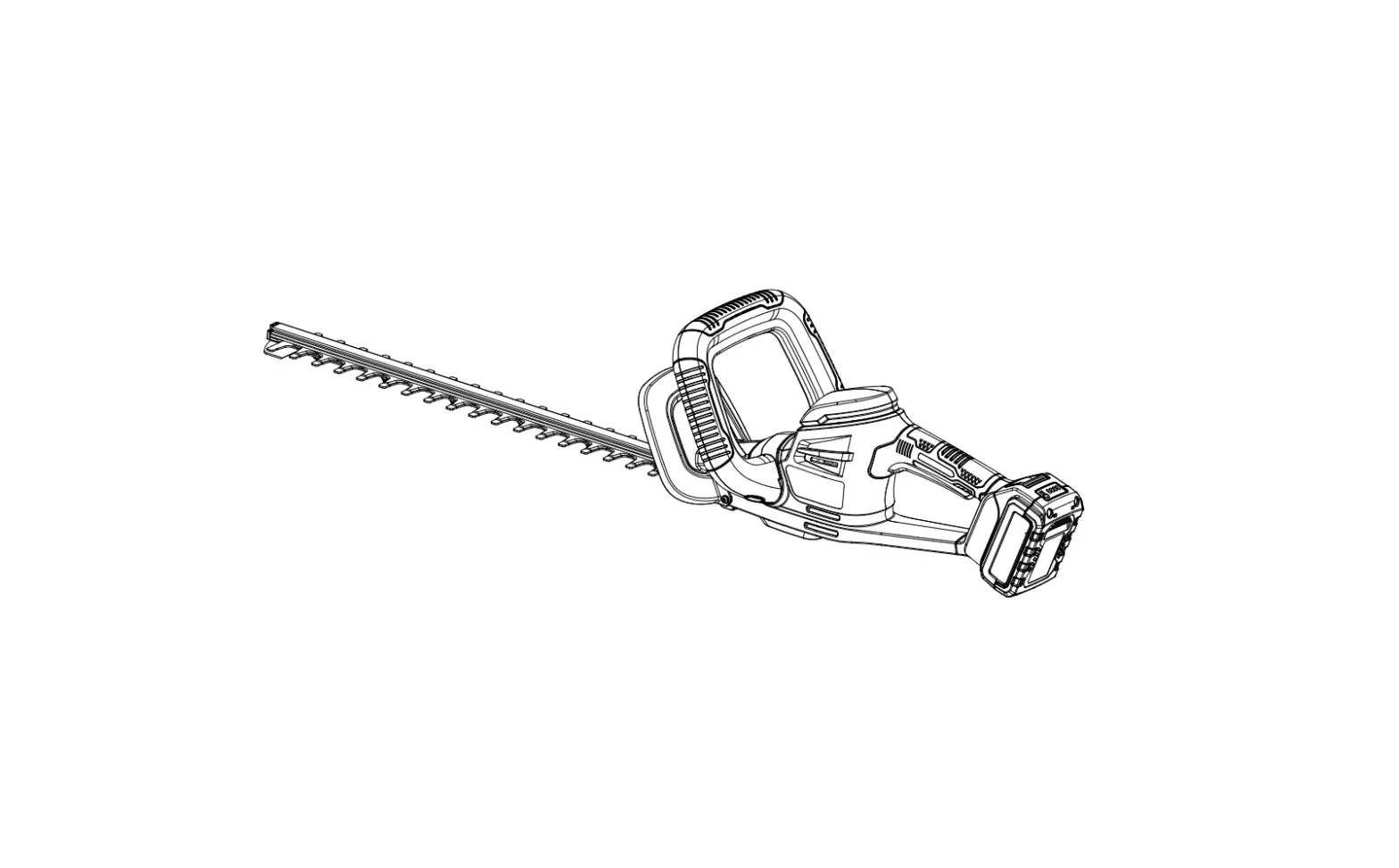 Senix Tools Htx2-m 20v Max Lithium-ion Cordless Hedge Trimmer Instruction Manual