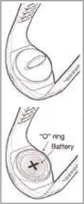 HUMMINBIRD RF30 SmartCast Wireless Fishfinder - Wrist Sonar Battery