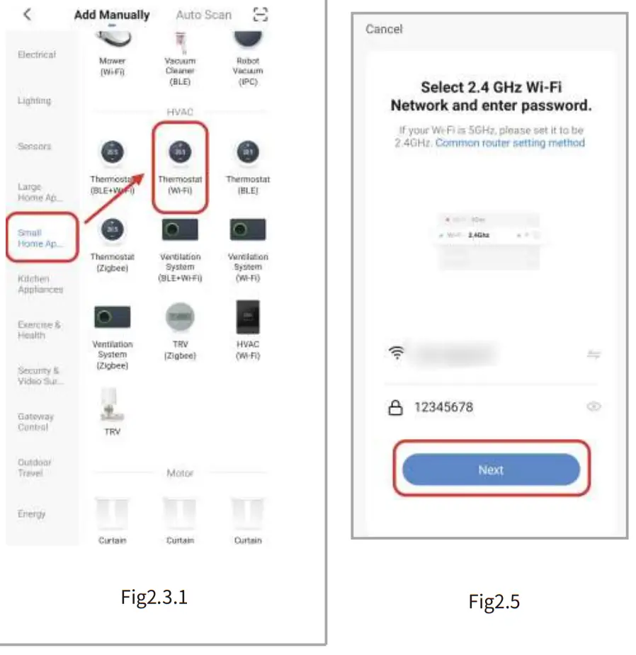 Beca BAC 1000 Series WiFi Thermostat - Connect the thermostat 1