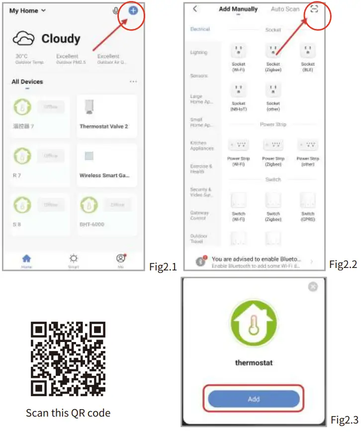 Beca BAC 1000 Series WiFi Thermostat - Connect the thermostat
