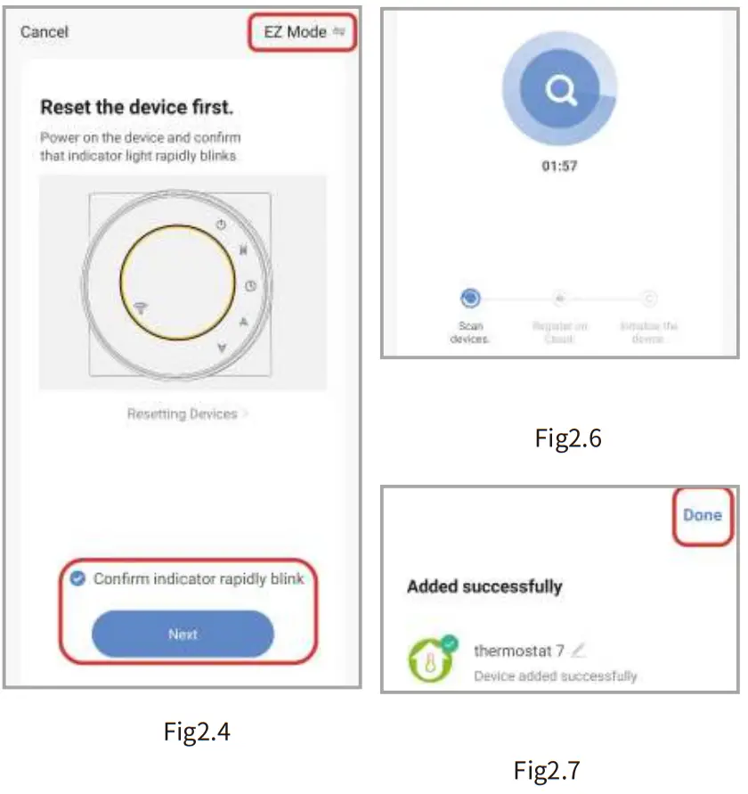 Beca BAC 1000 Series WiFi Thermostat - Network distribution mode