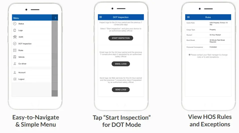 LIVE ELOGS Electronic Logging Device System - Navigate