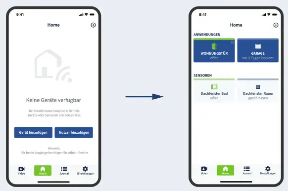 SmartWireless iOS SmartConnect easy - Create an Application
