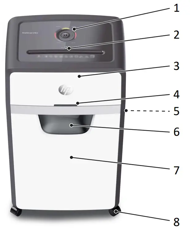 General View of the Shredder
