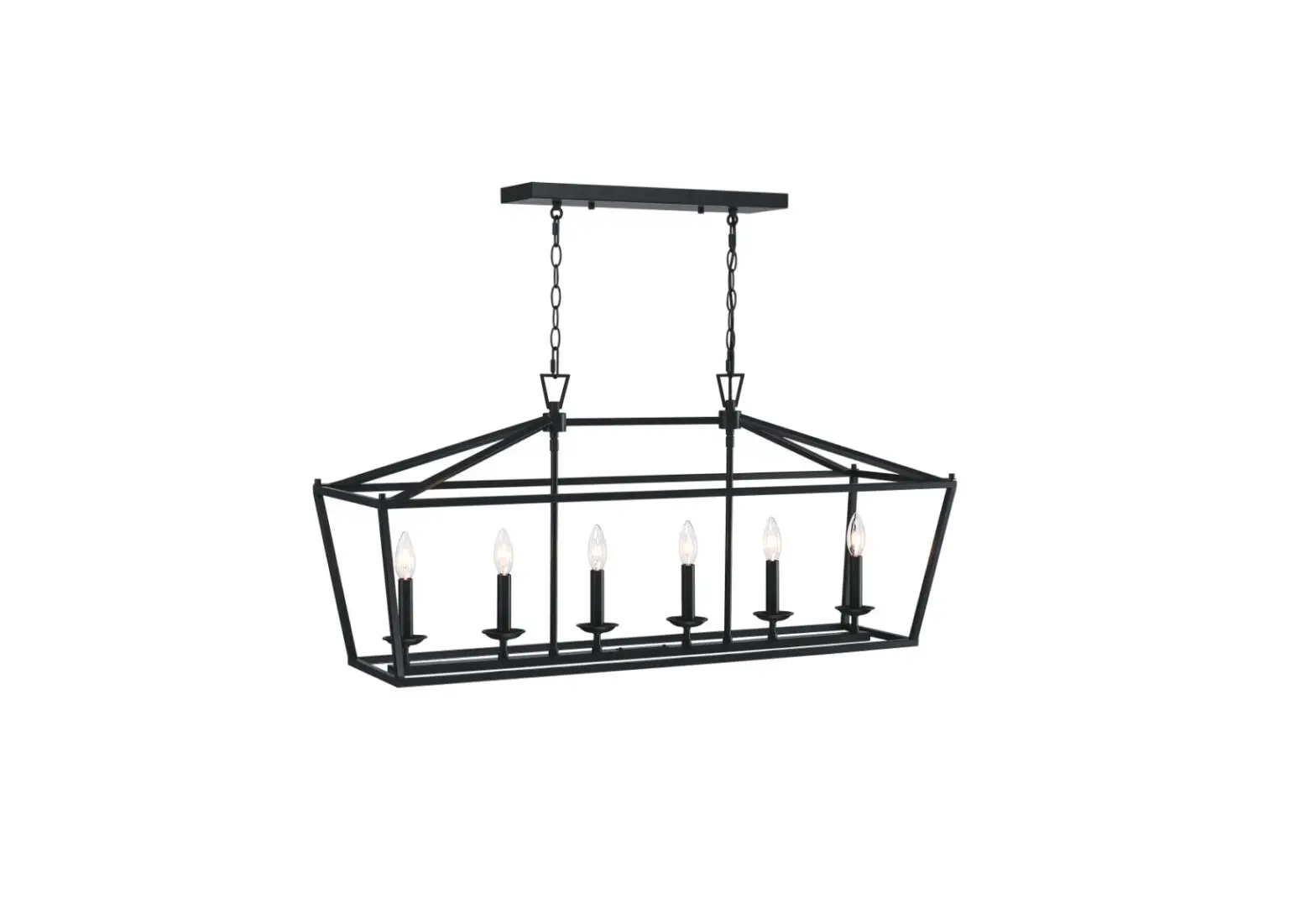 Hukoro 6-light Vintage Kitchen Island Linear Pendant Chandelier Instruction Manual