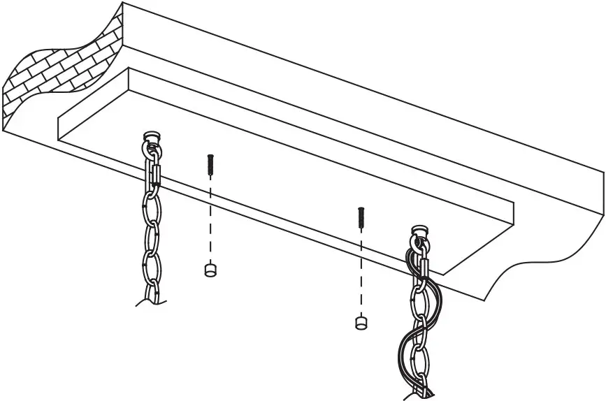 Attaching ceiling plate
