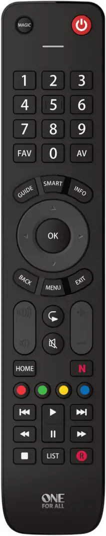 ONE FOR ALL URC7115 Evolve TV Universal Remote Control - 1
