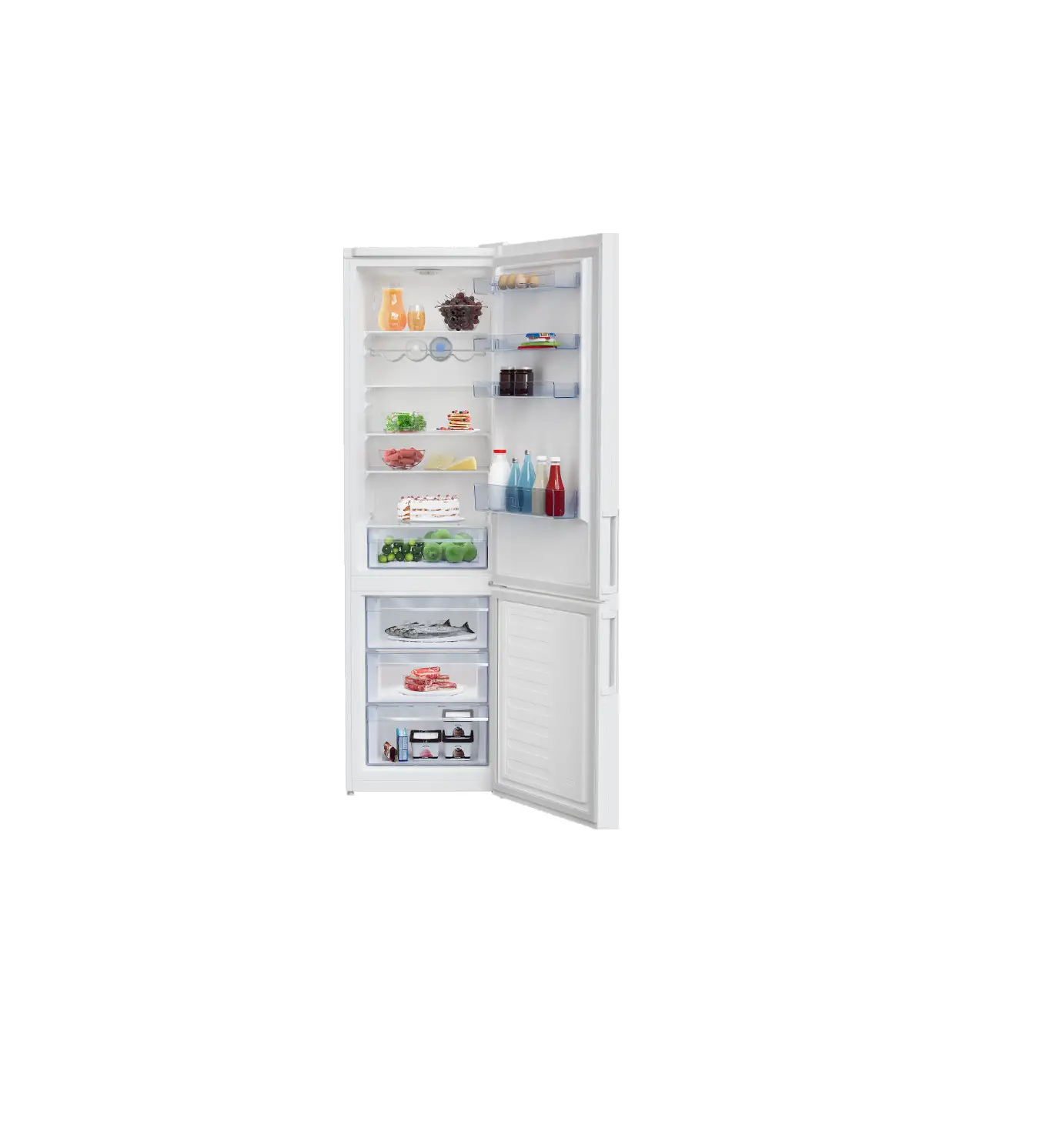 Beko Rcsa406k31w Refrigerator Freezer Instruction Manual