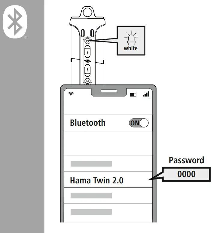 hama Twin 2 0 Loudspeaker Bluetooth Speaker - Parts 6