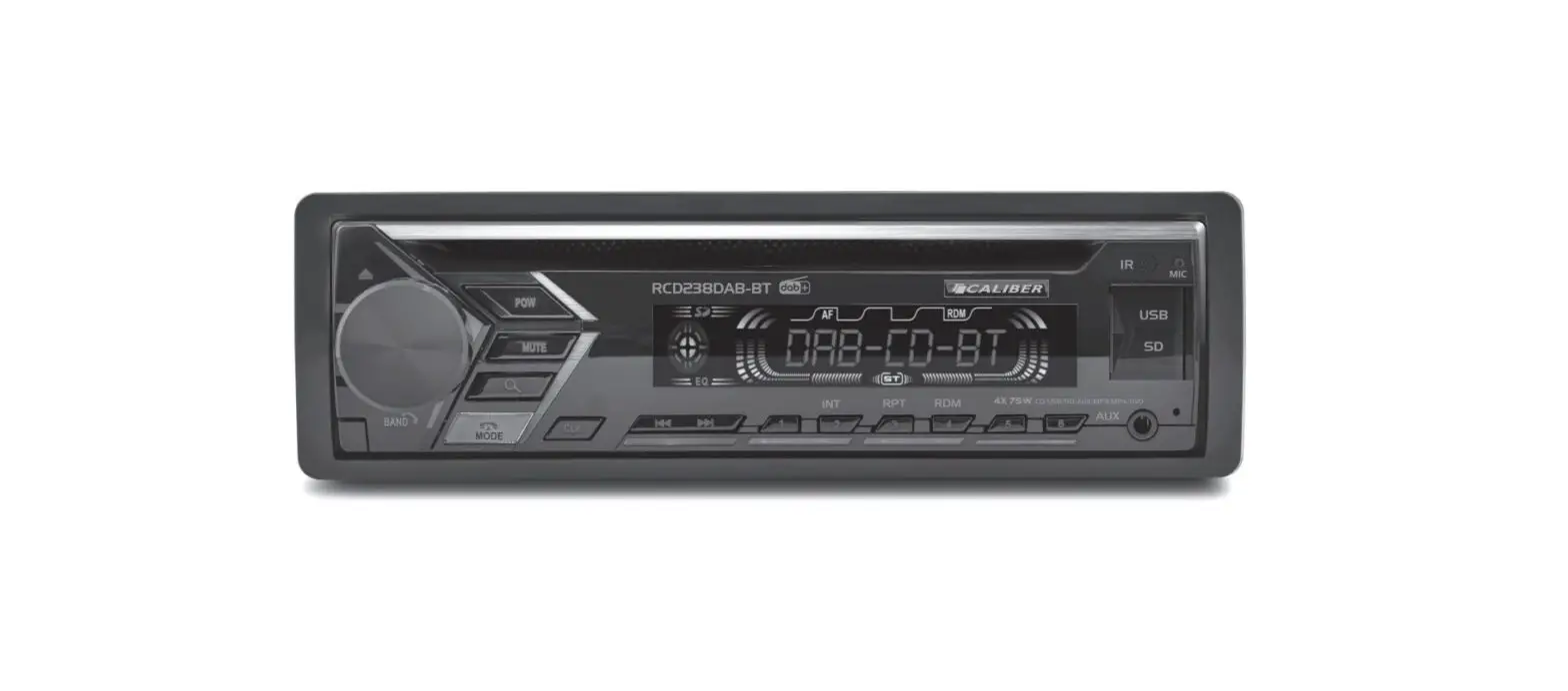 Caliber Rcd 238dab-bt Car Bluetooth Autoradio User Guide