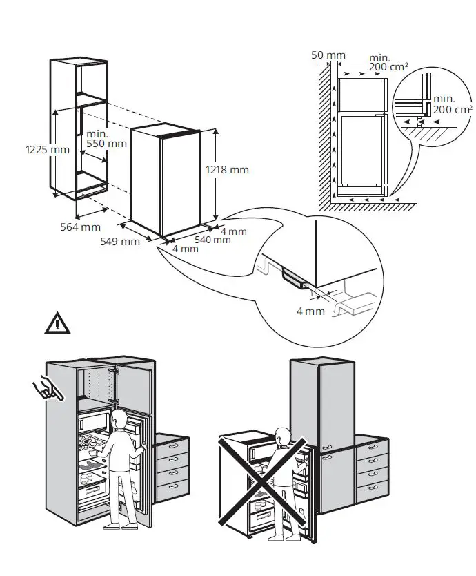 IKEA FÖRKYLD Fridge Freezer User Manual-fig-1