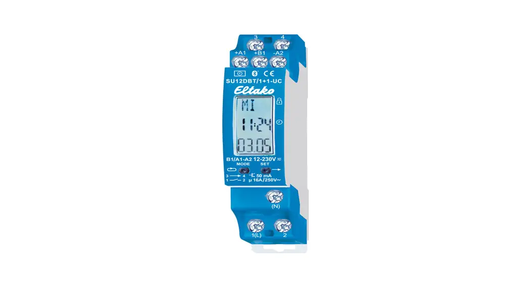 Eltako S2u12dbt-uc 2 Channel Timer With Display And Bluetooth User Manual Eltako S2u12dbt-uc 2 Channel Timer With Display And Bluetooth User Manual
