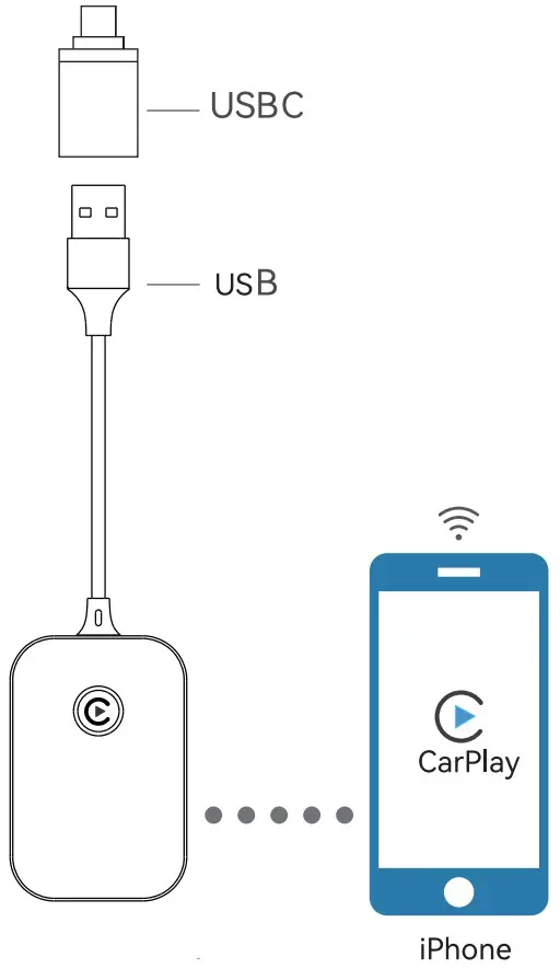 Boyi Electronics BY960 Wireless CarPlay Adapter