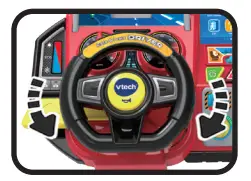 vtech 558900 Race and Discover Driver - Steering Wheel