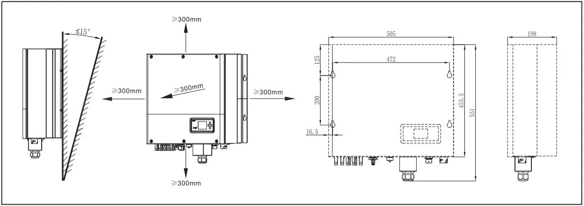 Growatt SPH410KTL3 BH UP Residential Storage Inverter - Requirments