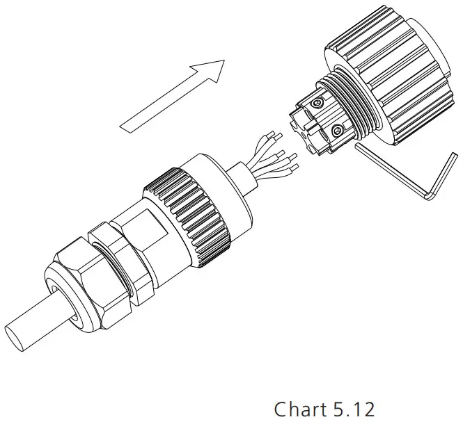 Growatt SPH410KTL3 BH UP Residential Storage Inverter - connection termina