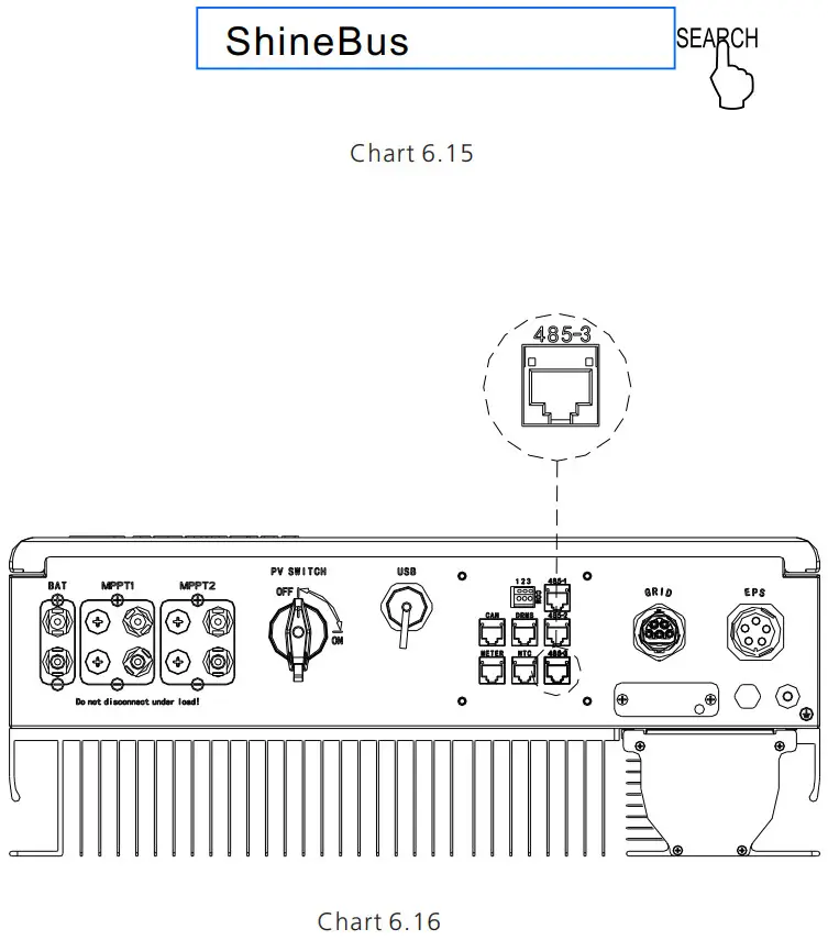 Growatt SPH410KTL3 BH UP Residential Storage Inverter - machine and PC
